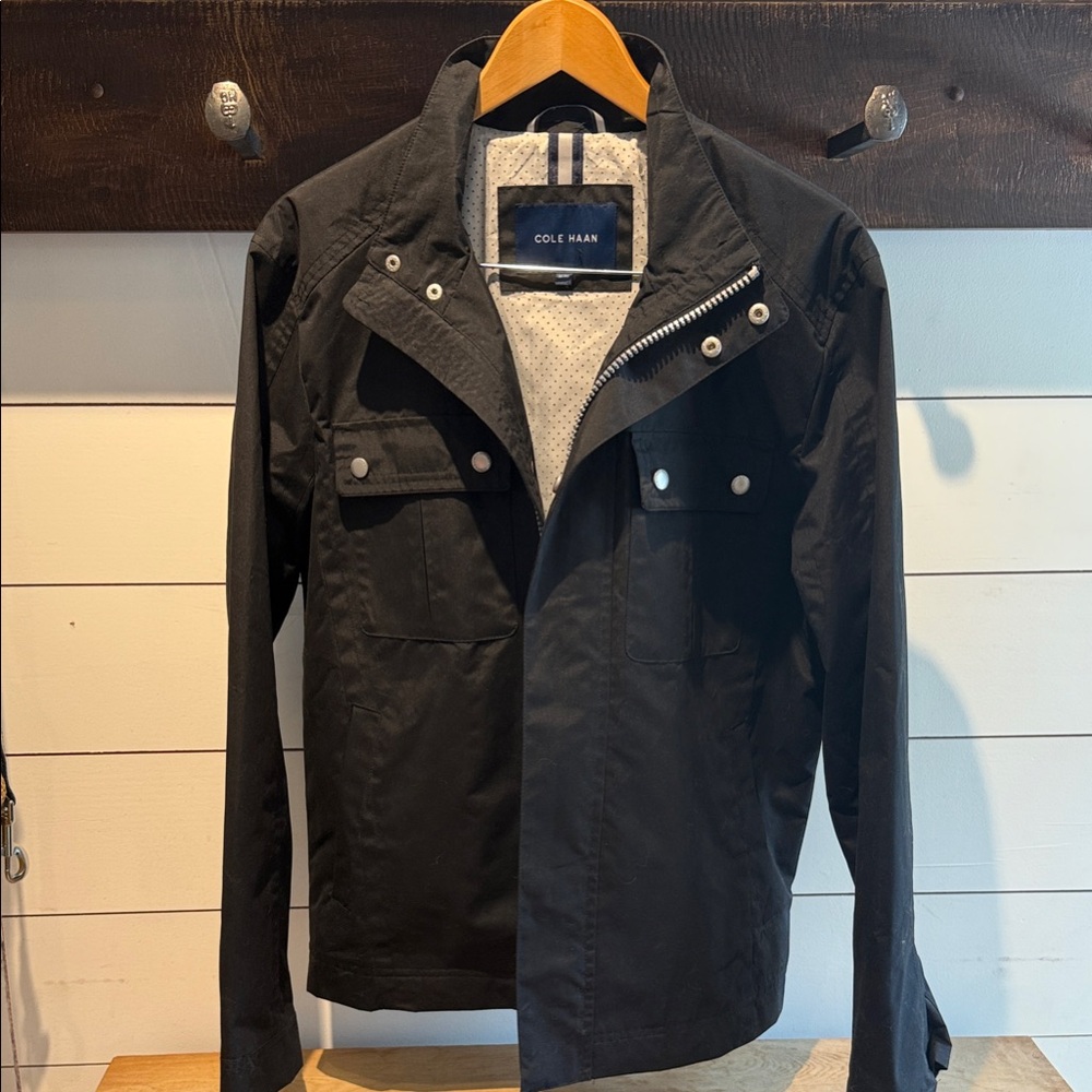 Cole Haan Black Lightweight Field Jacket